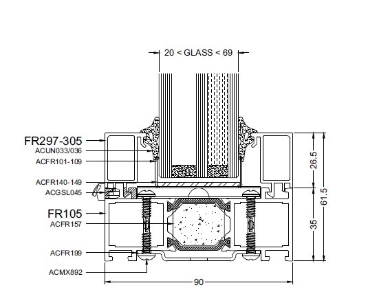 FR90 EI30 of EI60